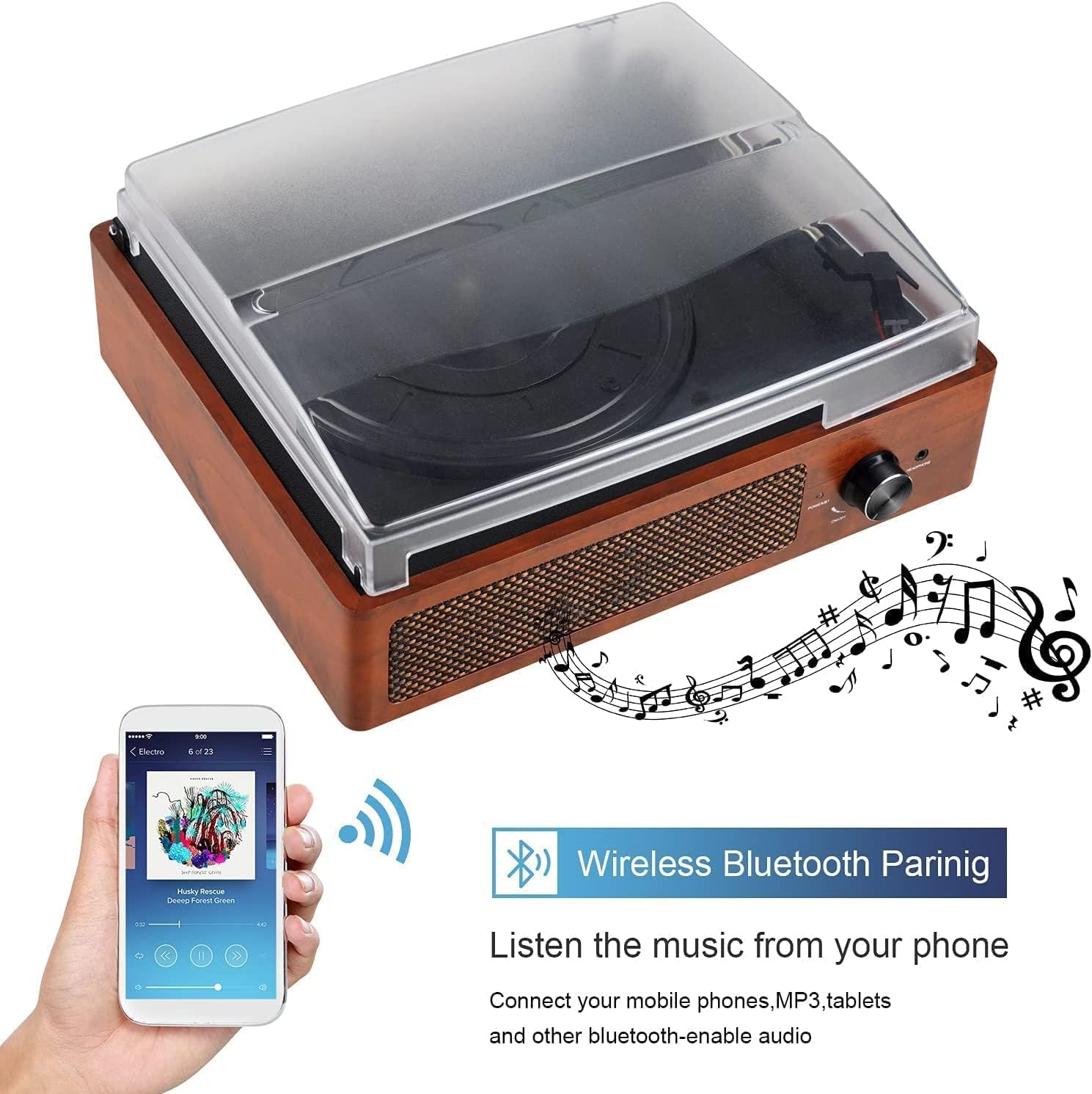 Kedok Bluetooth Turntable Vinyl Record Player Review