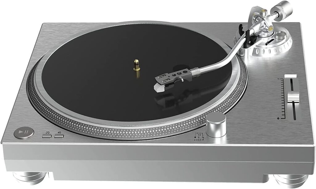 DIGITNOW High Fidelity Belt Drive Turntable, Vinyl Record Player with Magnetic Cartridge, Convert Vinyl to Digital, Variable Pitch Control Anti-Skate Control