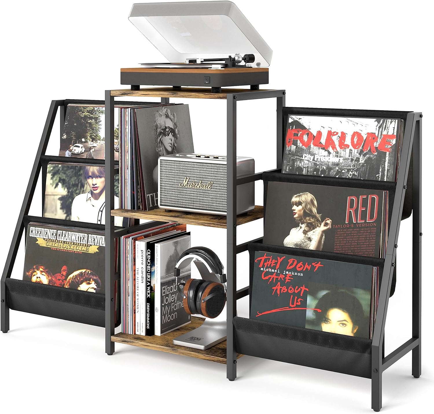 Record Player Stand with Vinyl Storage Review