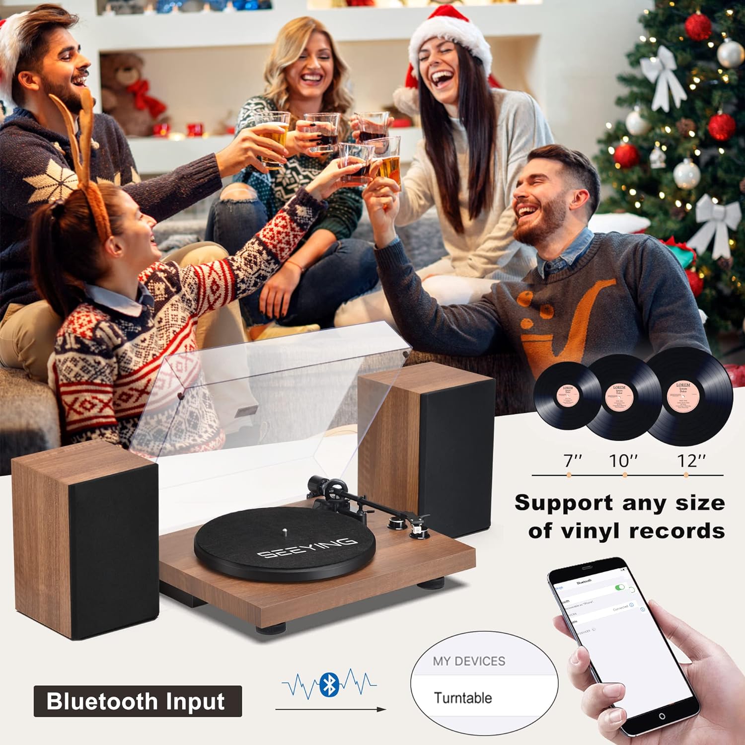 Record Player Vinyl Bluetooth Turntable Review