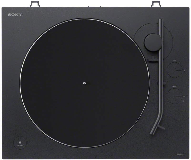 Sony PS-LX310BT Belt Drive Turntable: Fully Automatic Wireless Vinyl Record Player with Bluetooth and USB Output (Renewed)