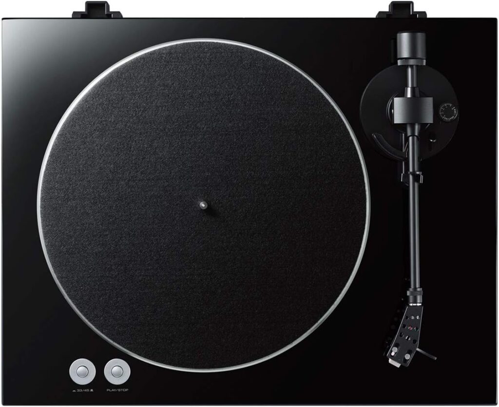 YAMAHA TT-S303 Hi-Fi Vinyl Belt Drive Turntable – Piano Black